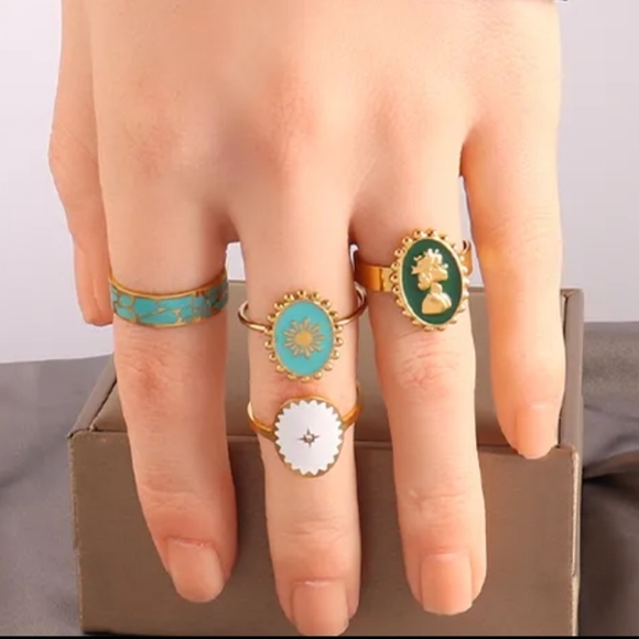 White Sparkle Ring - Picture 3 of 3